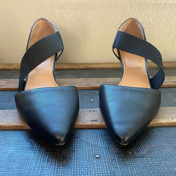 Corso Como Shoes - Corso Como Denice black kitten heel pumps Sz 9